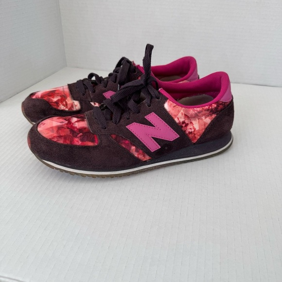 New Balance Heidi Klum women’s floral pink&Pure casual sneakers size 8 - Picture 1 of 10